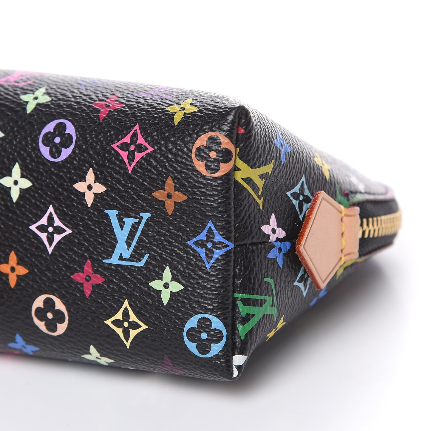 Monogram Multicolor Cosmetic Pouch Black Grenade