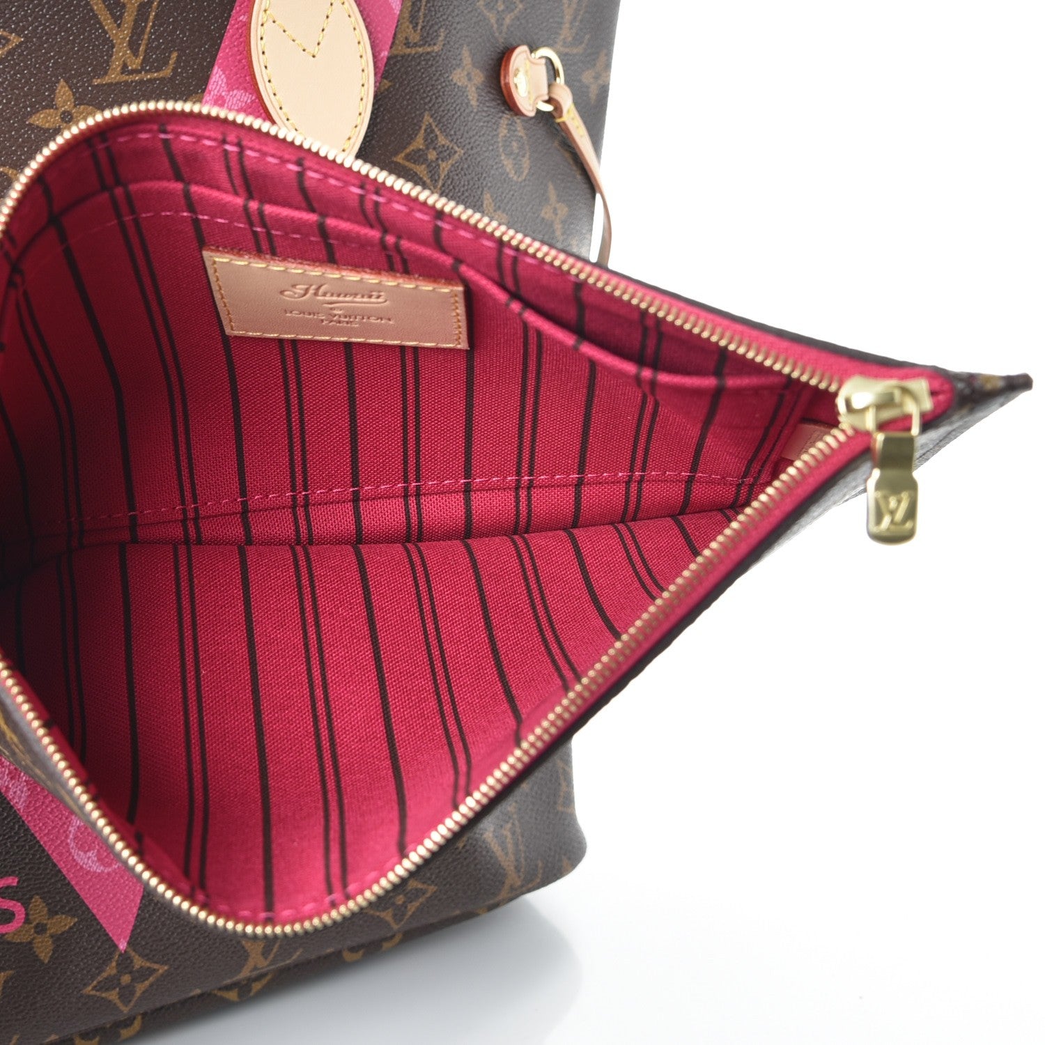 Louis Vuitton Monogram Hawaii V Neverfull MM Hot Pink 7 of 10