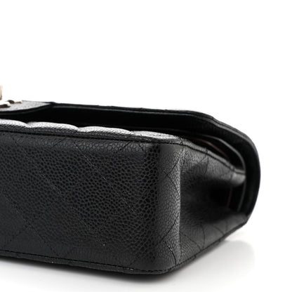 Chanel Caviar Quilted Medium Double Flap Black 10 of 12