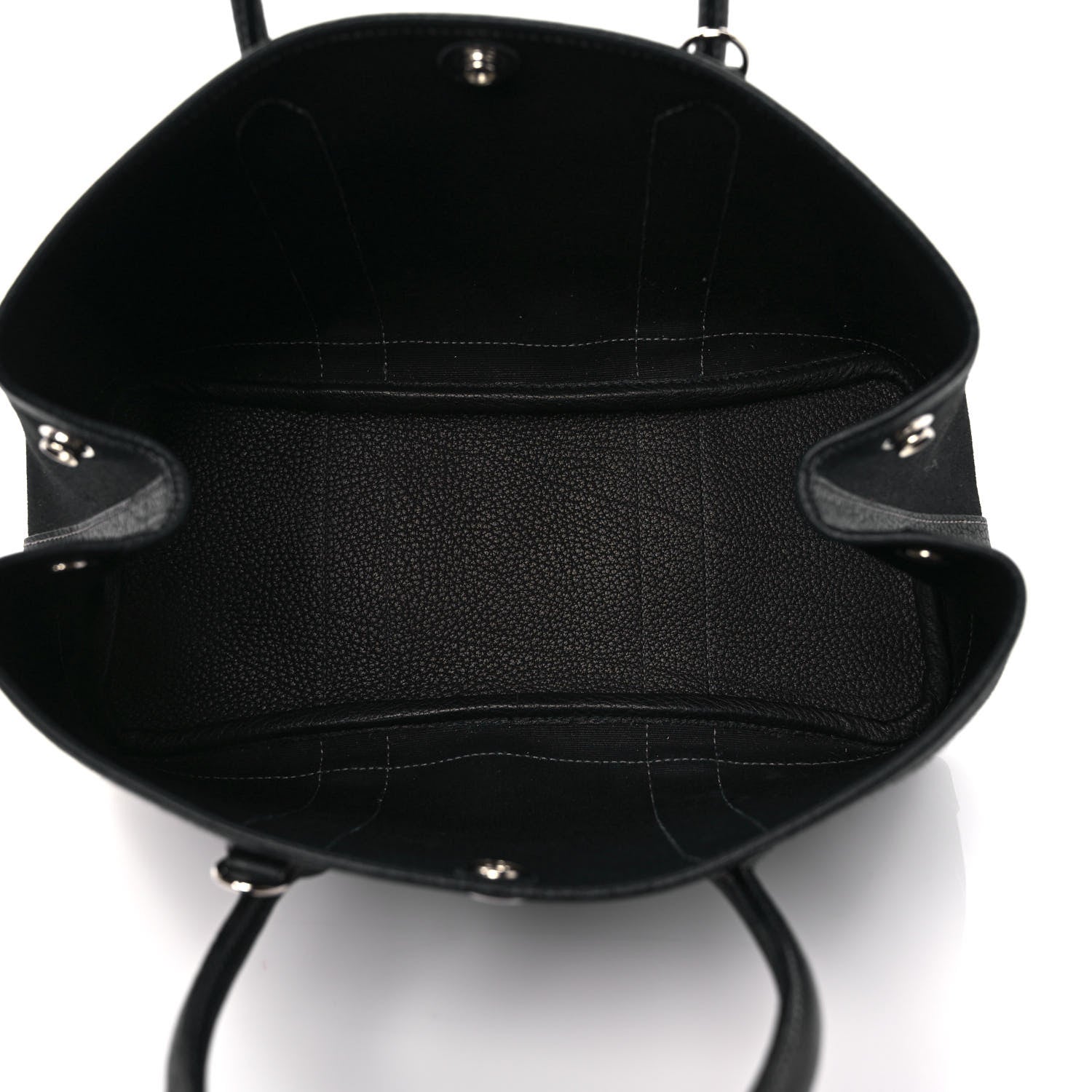 Hermes Toile Buffle Garden Party 30 TPM Black 5 of 8