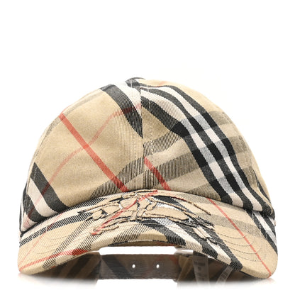 Burberry Cotton Blend Check EKD Baseball Hat L Sand 3 of 10