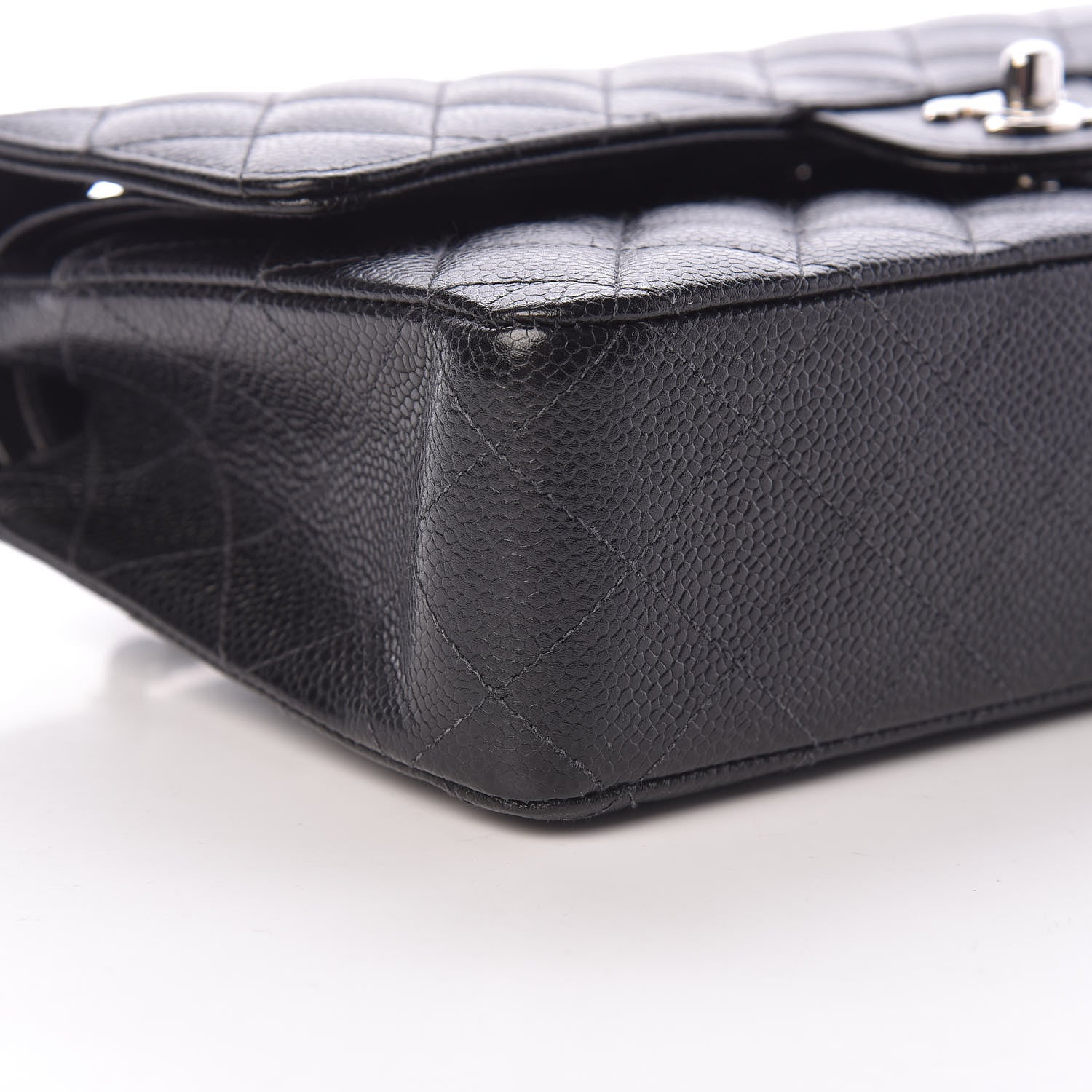 Chanel Caviar Quilted Medium Double Flap Black 6 of 12