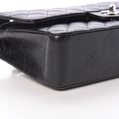 Chanel Caviar Quilted Medium Double Flap Black 6 of 12