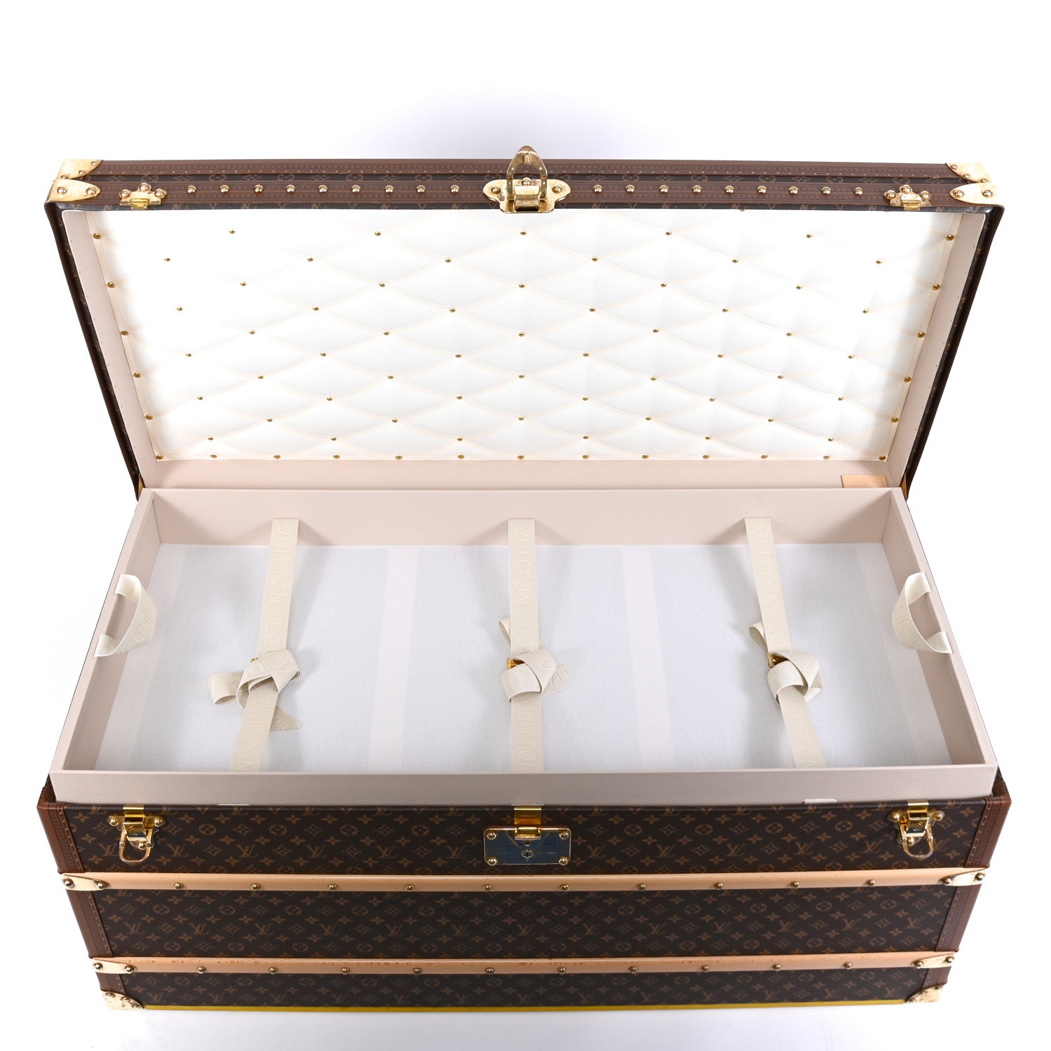 Louis Vuitton Monogram Malle Courrier Lozine Trunk 110 4 of 12