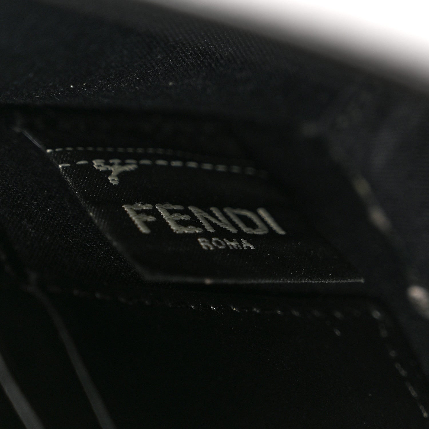 Fendi Vitello Liberty Lucido F is Fendi Envelope Belt Bag Black 6 of 11