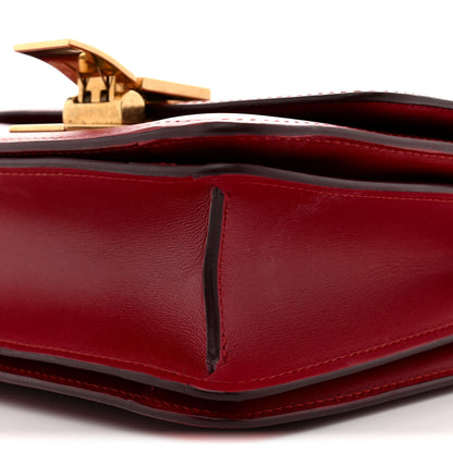 Celine Box Calfskin Small Classic Box Flap Bag Red 10 of 14