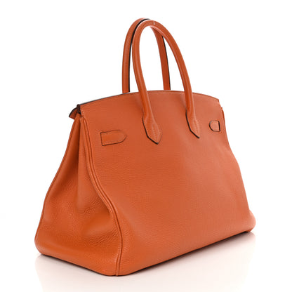 Hermes Togo Birkin 35 Orange 3 of 13