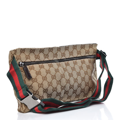 Gucci Monogram Web Belt Bag Dark Brown 3 of 9