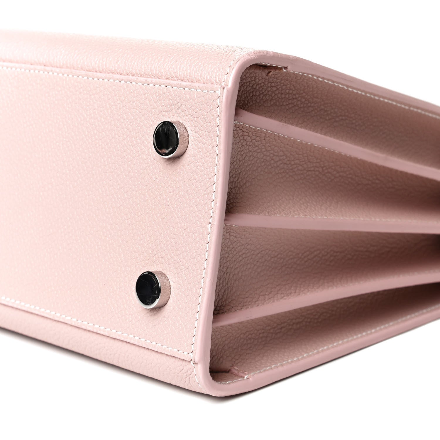 Saint Laurent Grained Calfskin Baby Sac De Jour Antique Rose 9 of 10