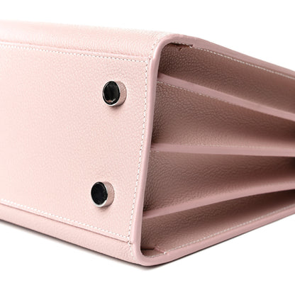 Saint Laurent Grained Calfskin Baby Sac De Jour Antique Rose 9 of 10