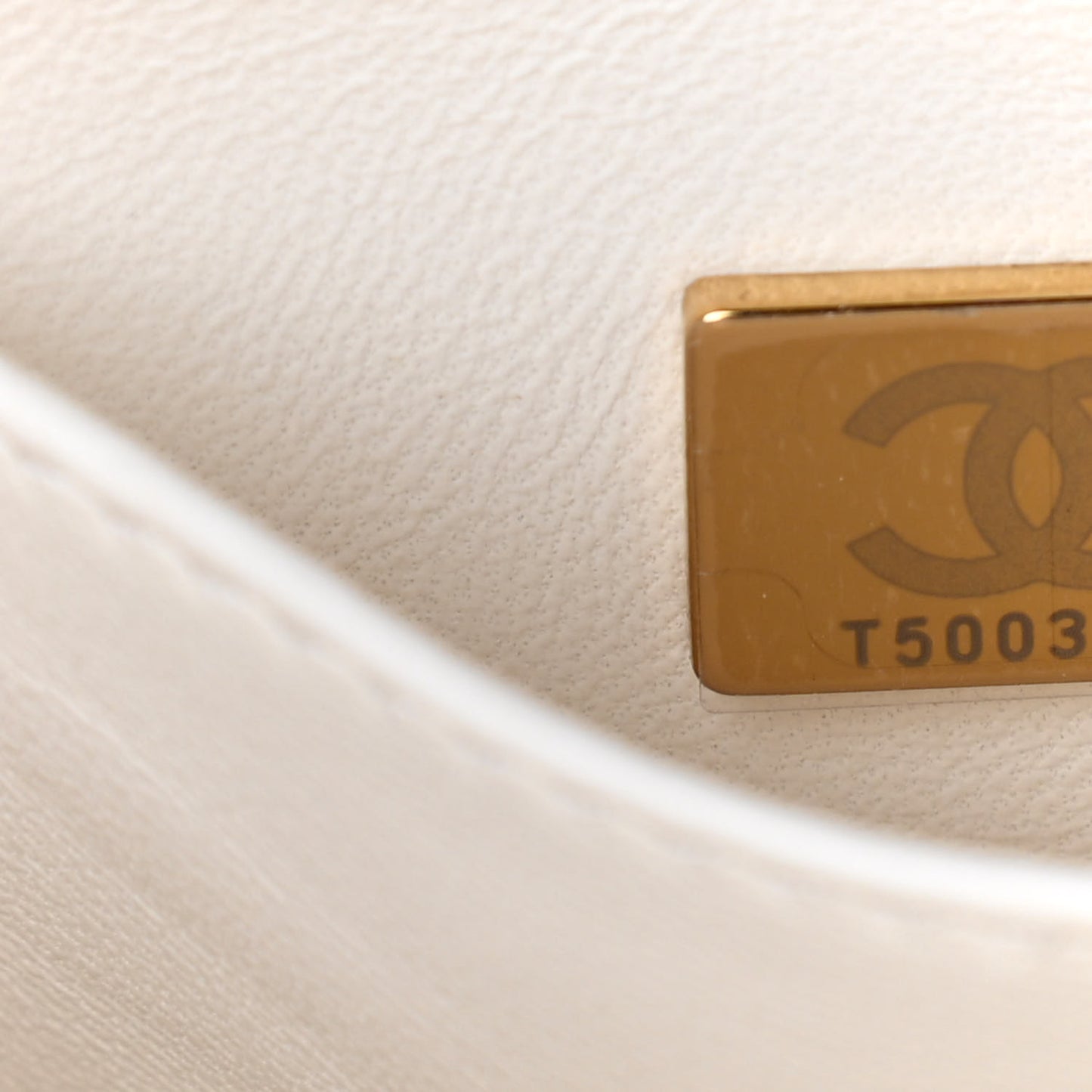 Caviar Quilted Small Coco Handle Flap White