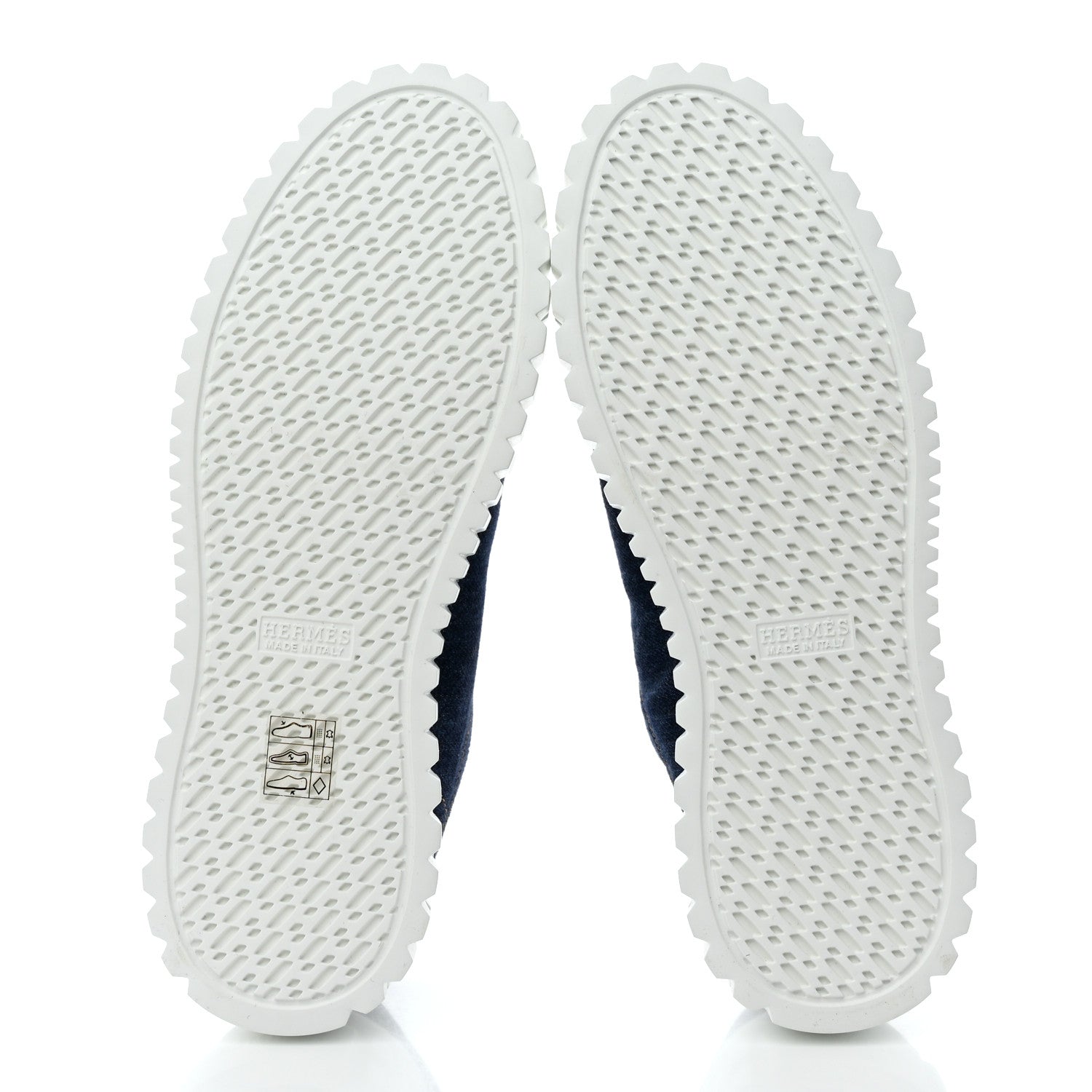 Hermes Denim Womens Cross Sneakers 37 Bleu 5 of 8