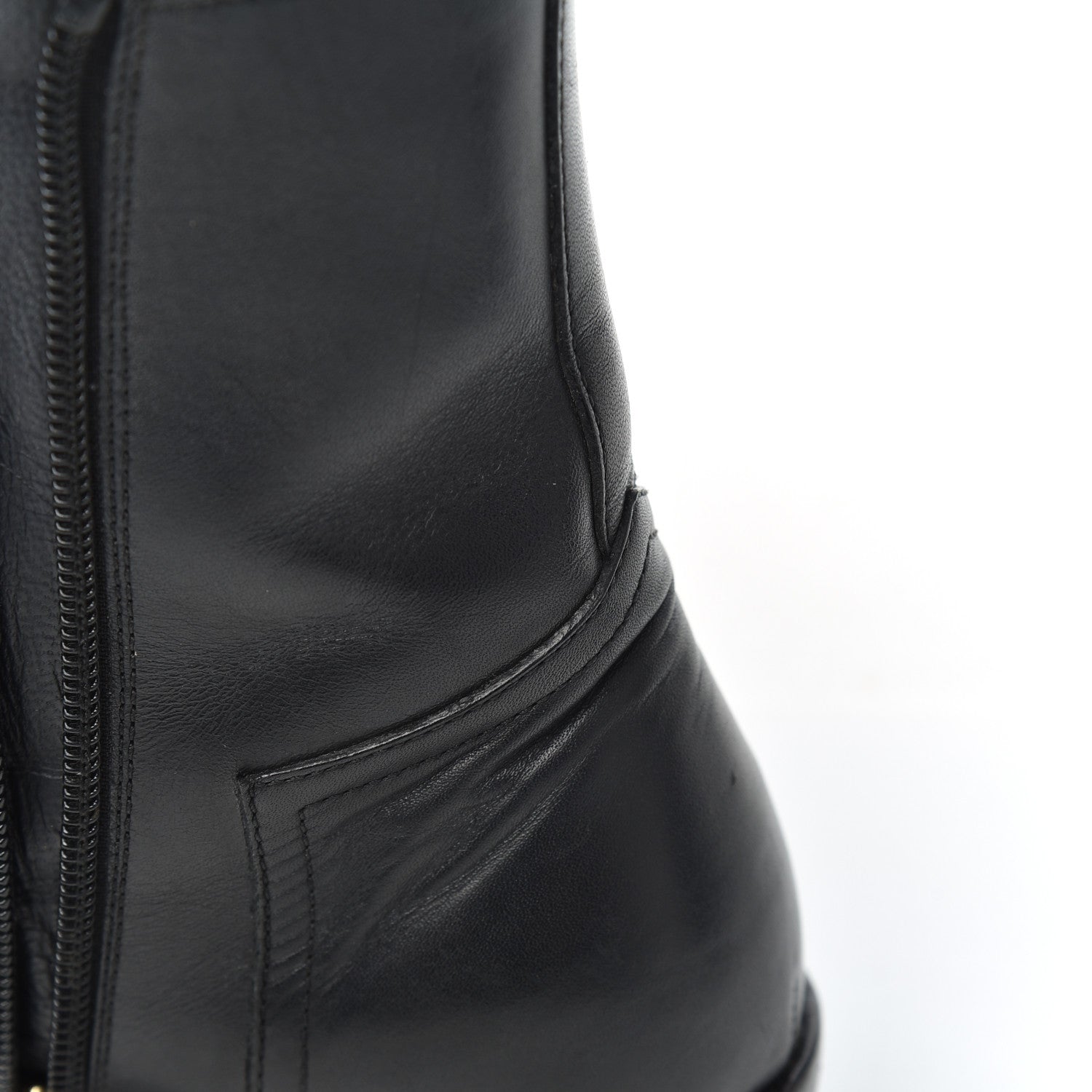 Chanel Calfskin Paris Dallas Zip Ankle Boots 36 Black 12 of 18