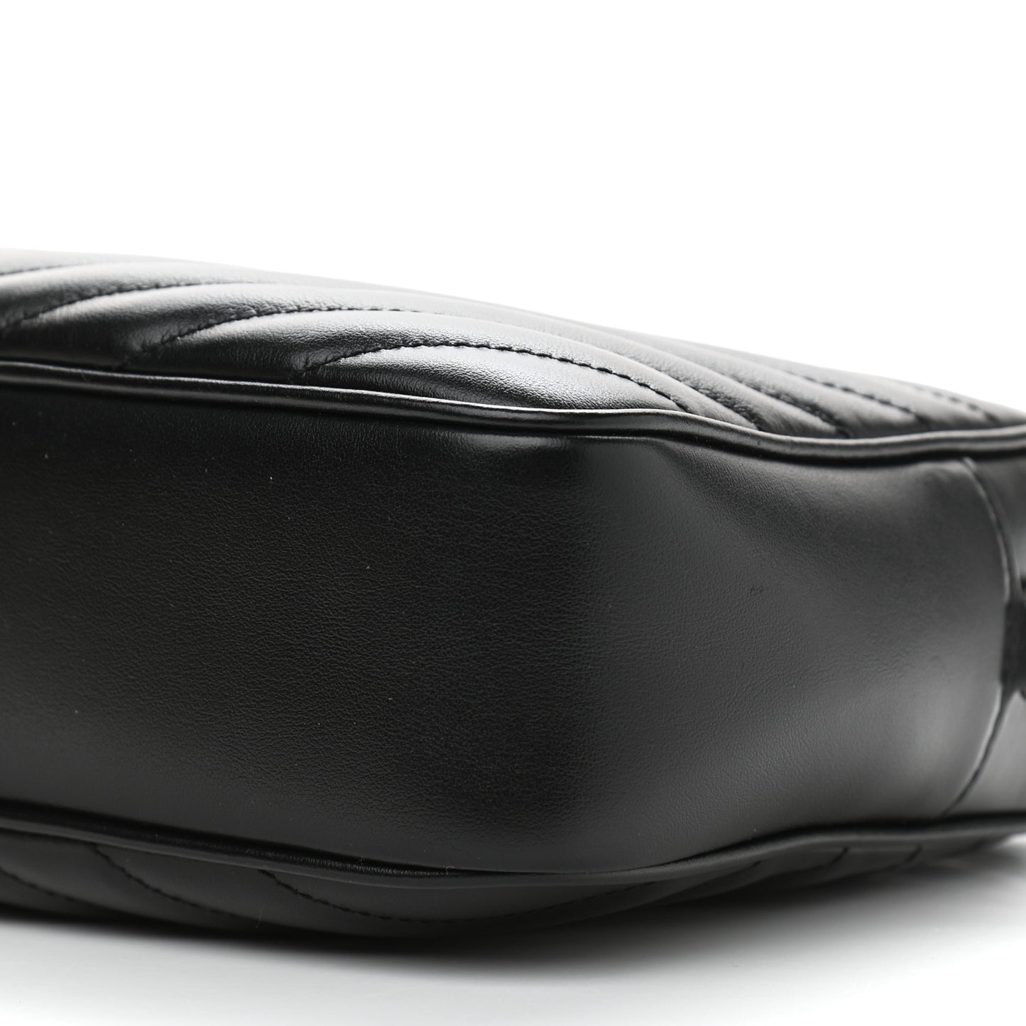 Calfskin Matelasse Monogram Lou Camera Bag Black