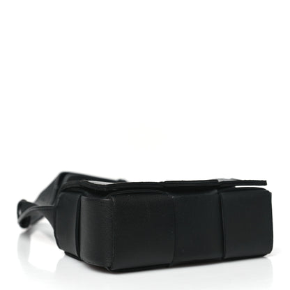 Bottega Veneta Lambskin Maxi Intreccio Candy Cassette Crossbody Bag Black 4 of 9