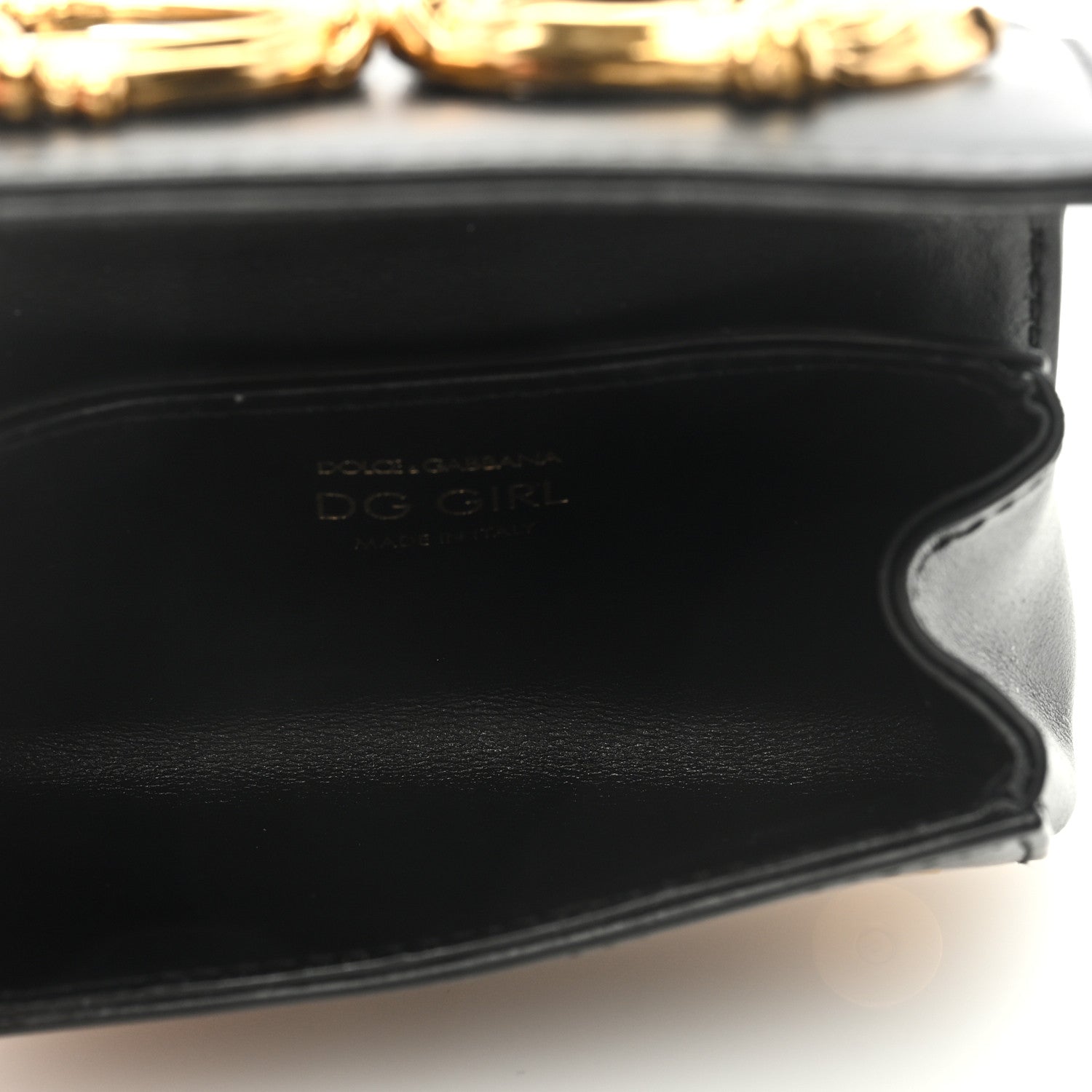 Dolce & Gabbana Calfskin Micro DG Girls Shoulder Bag Black 4 of 8