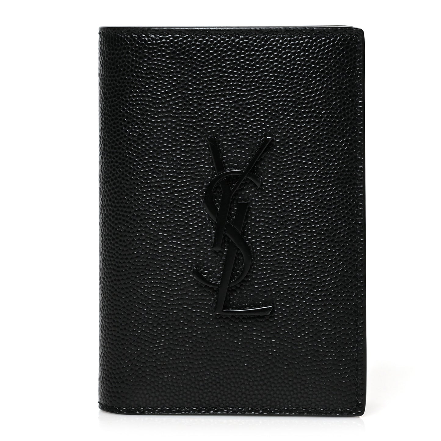 Grain De Poudre Monogram Bi-Fold Wallet Black