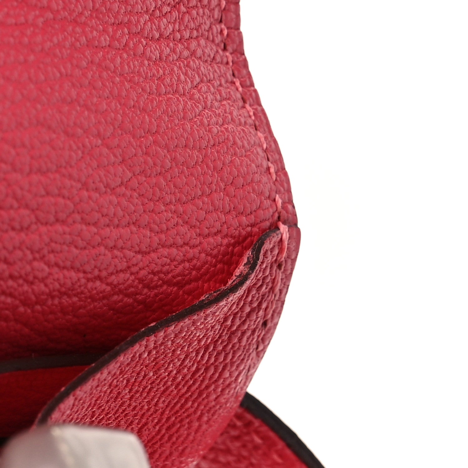 Hermes Chevre Mysore Kelly Longue Wallet Rose Azalee 12 of 14