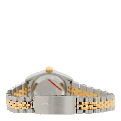 Rolex Stainless Steel 18K Yellow Gold Diamond 26mm Oyster Perpetual Datejust Watch Champagne 79173 3 of 4