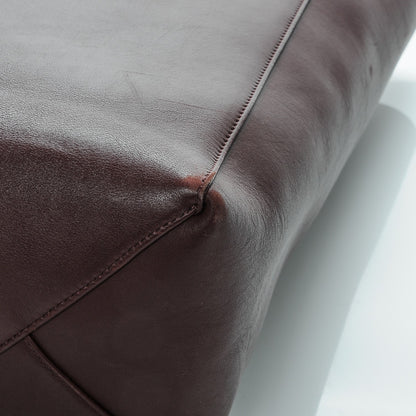 Celine Calfskin Clasp Vertical Cabas Burgundy 8 of 8