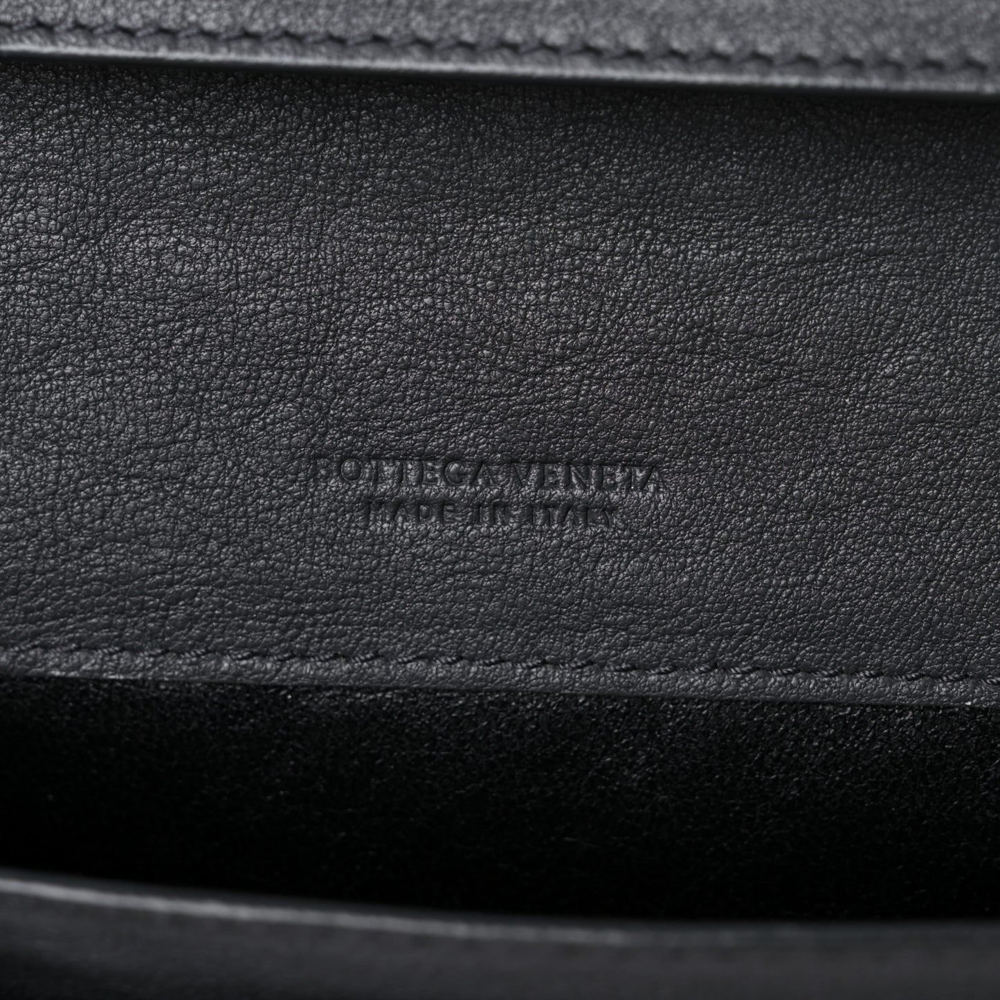 Nappa Intrecciato Flap Wallet Grey