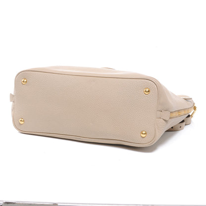 Prada Vitello Daino Tote Sabbia 4 of 8
