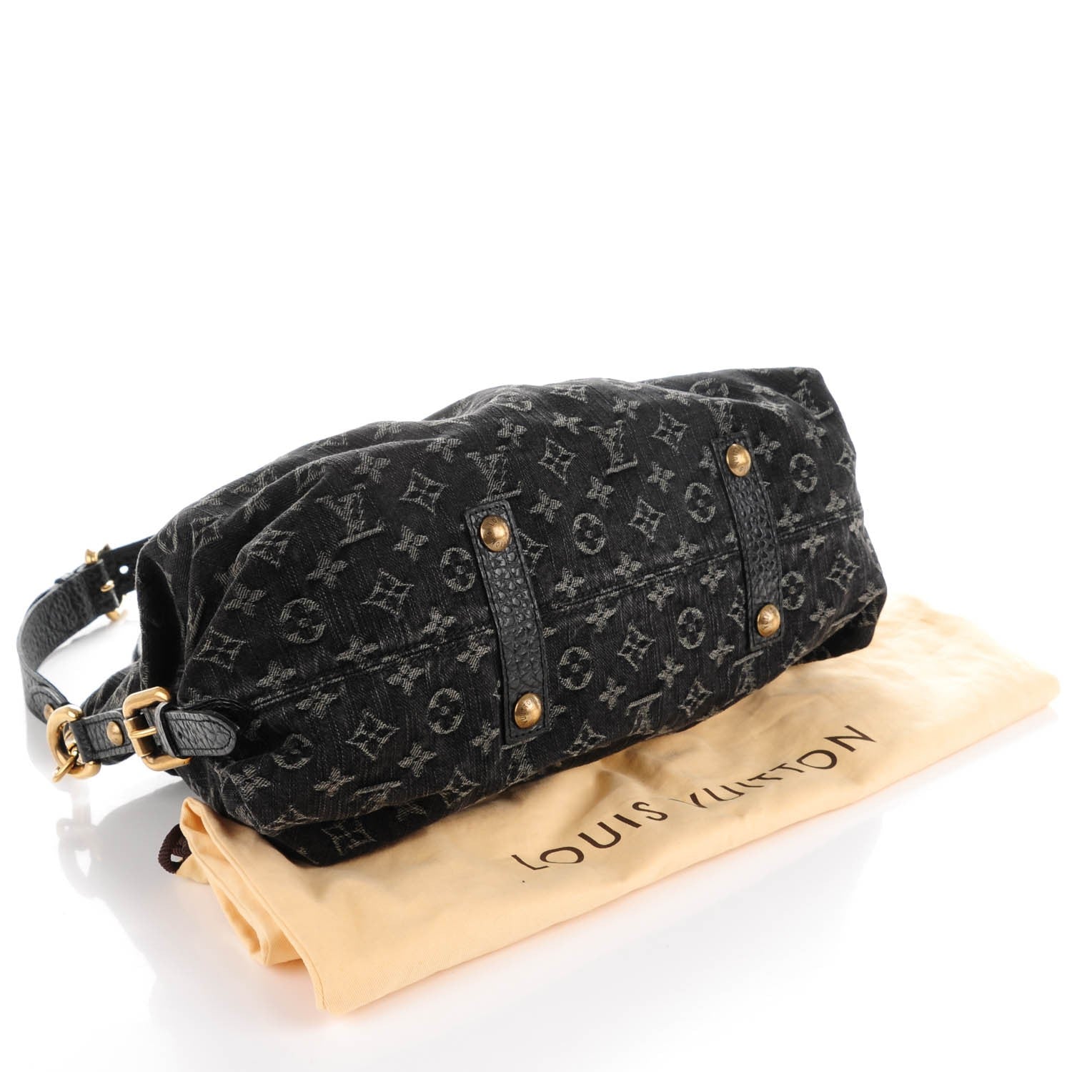 Louis Vuitton Denim Neo Cabby MM Black 4 of 7