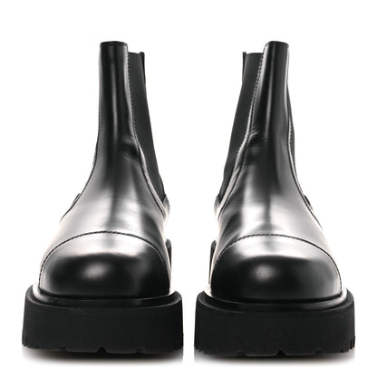 Chanel Calfskin Cap Toe CC Short Boots 41 Black 3 of 11