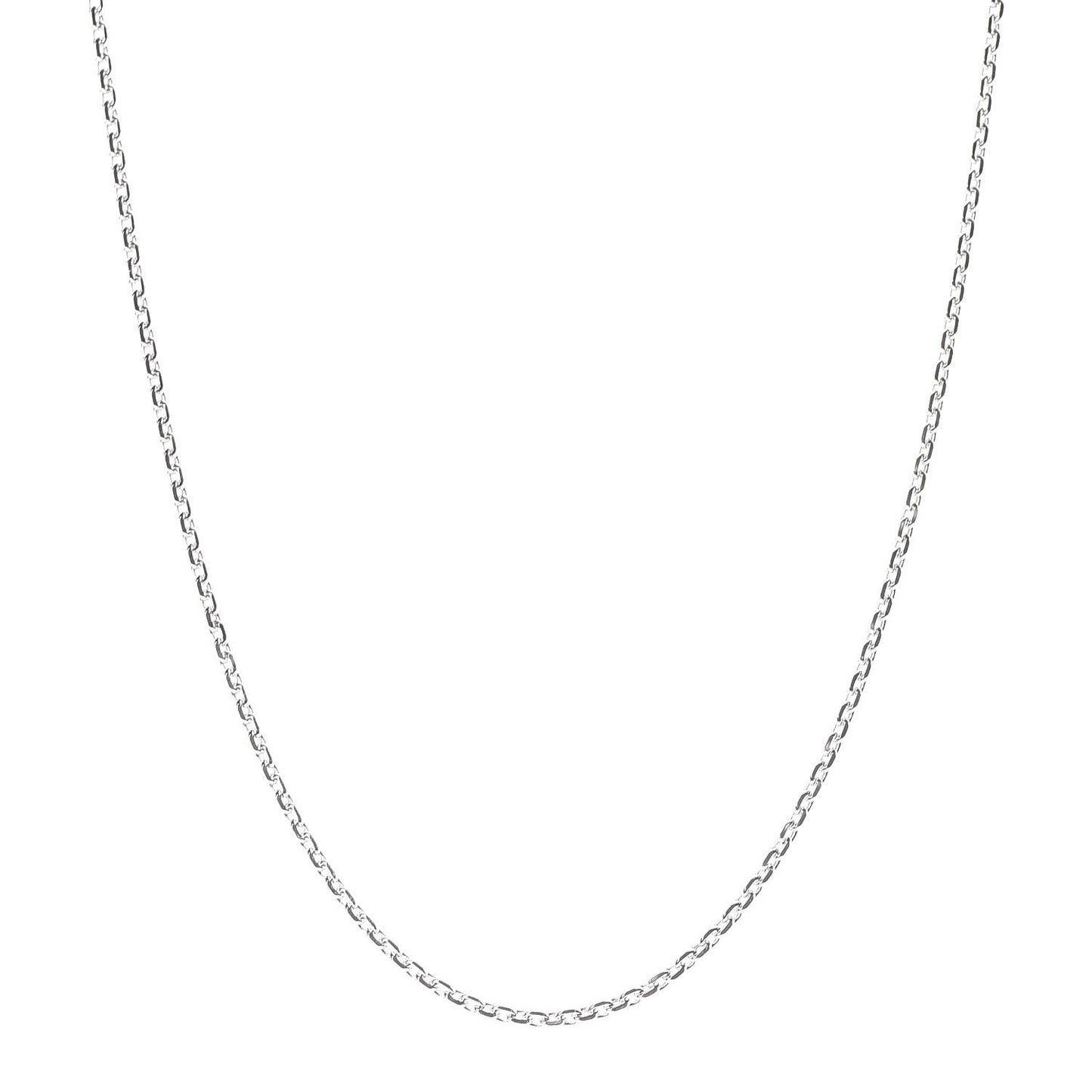 Sterling Silver Logo Stamp Necklace
