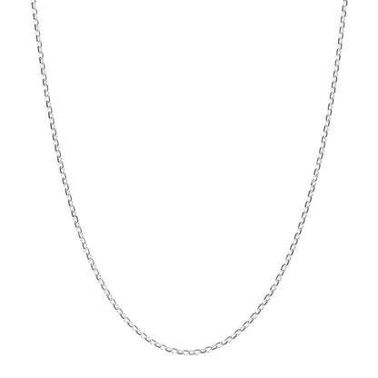 Hermes Sterling Silver Logo Stamp Necklace 1 of 6