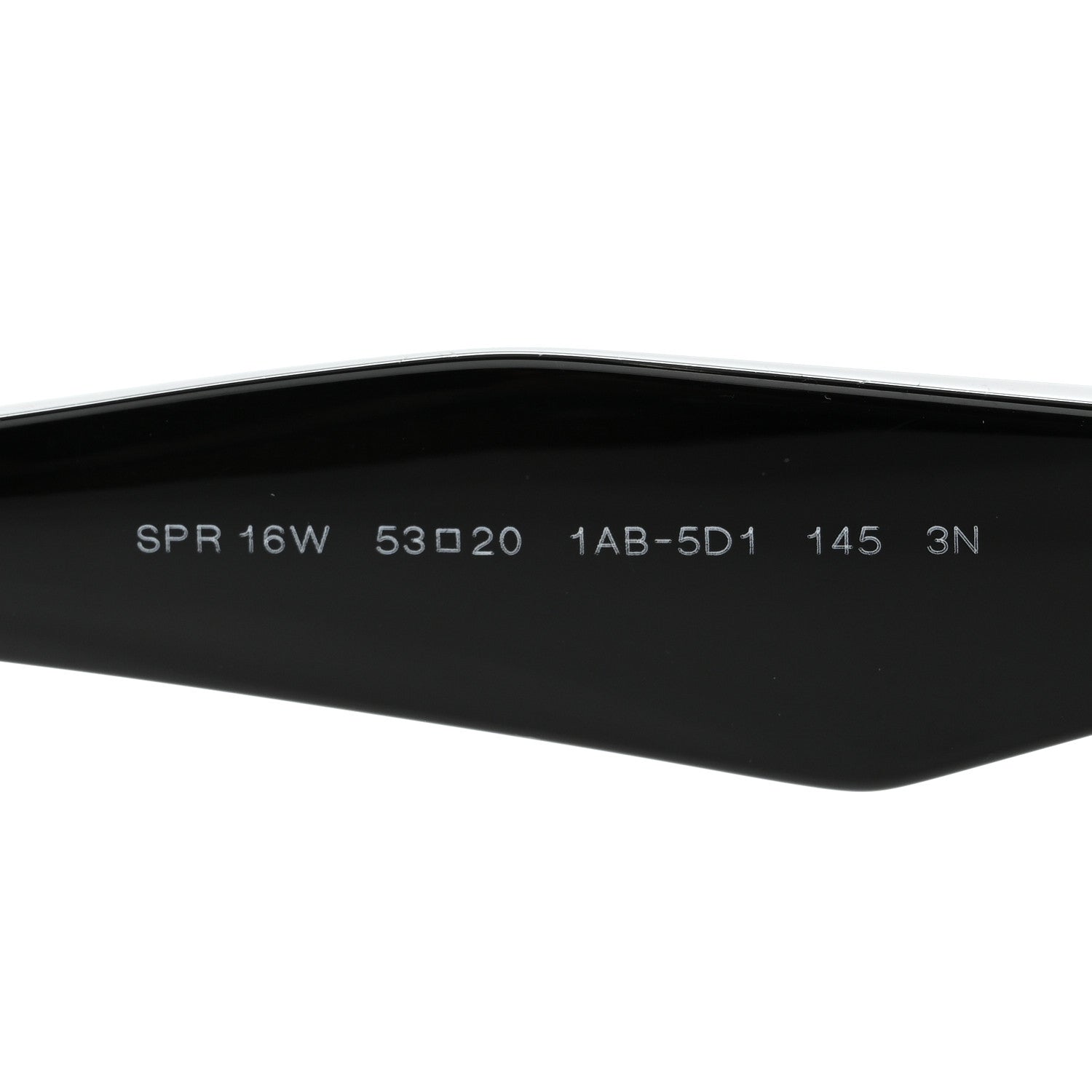 Prada Acetate Sunglasses SPR 16W Black 5 of 8