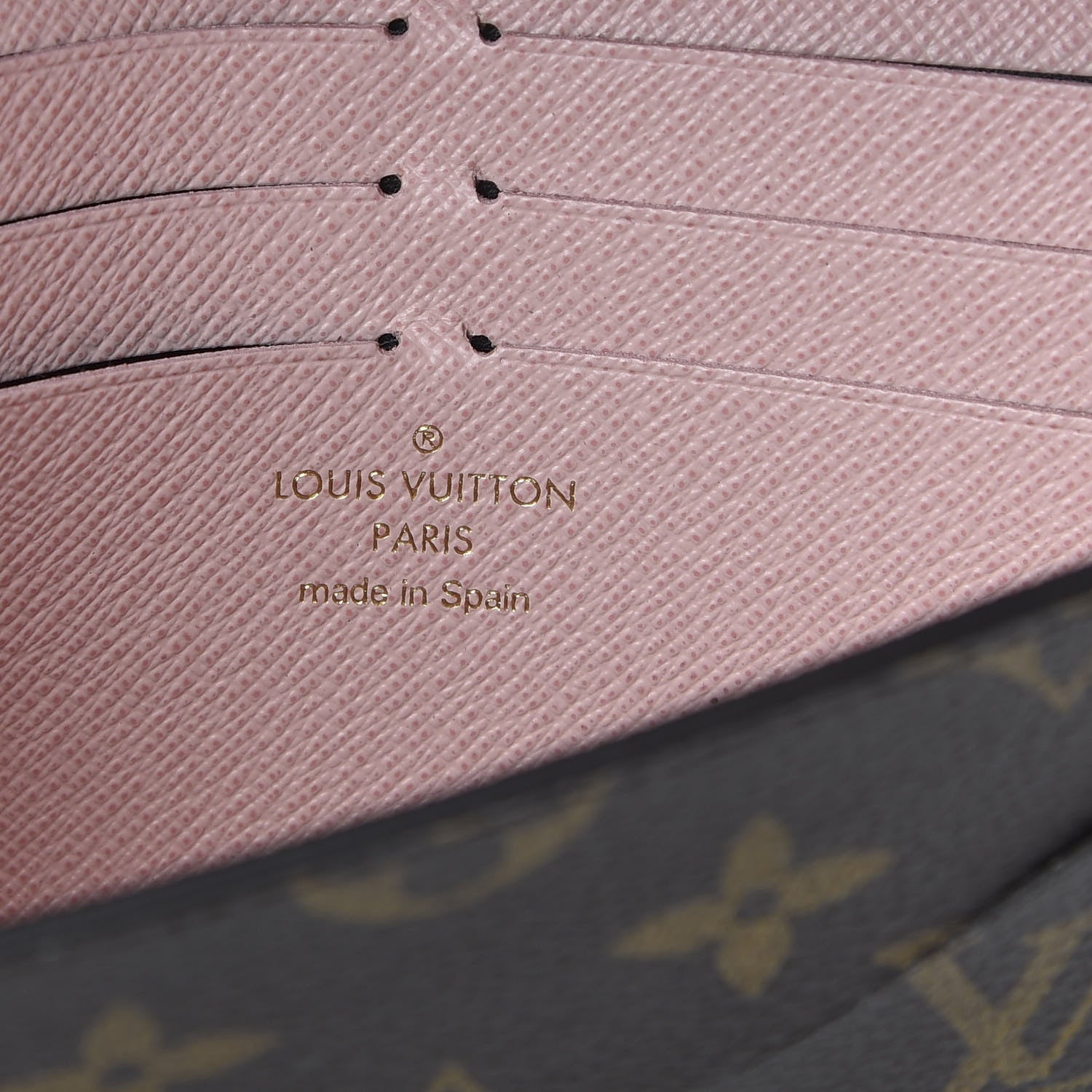 Louis Vuitton Monogram Jeanne Wallet Rose Ballerine 6 of 9