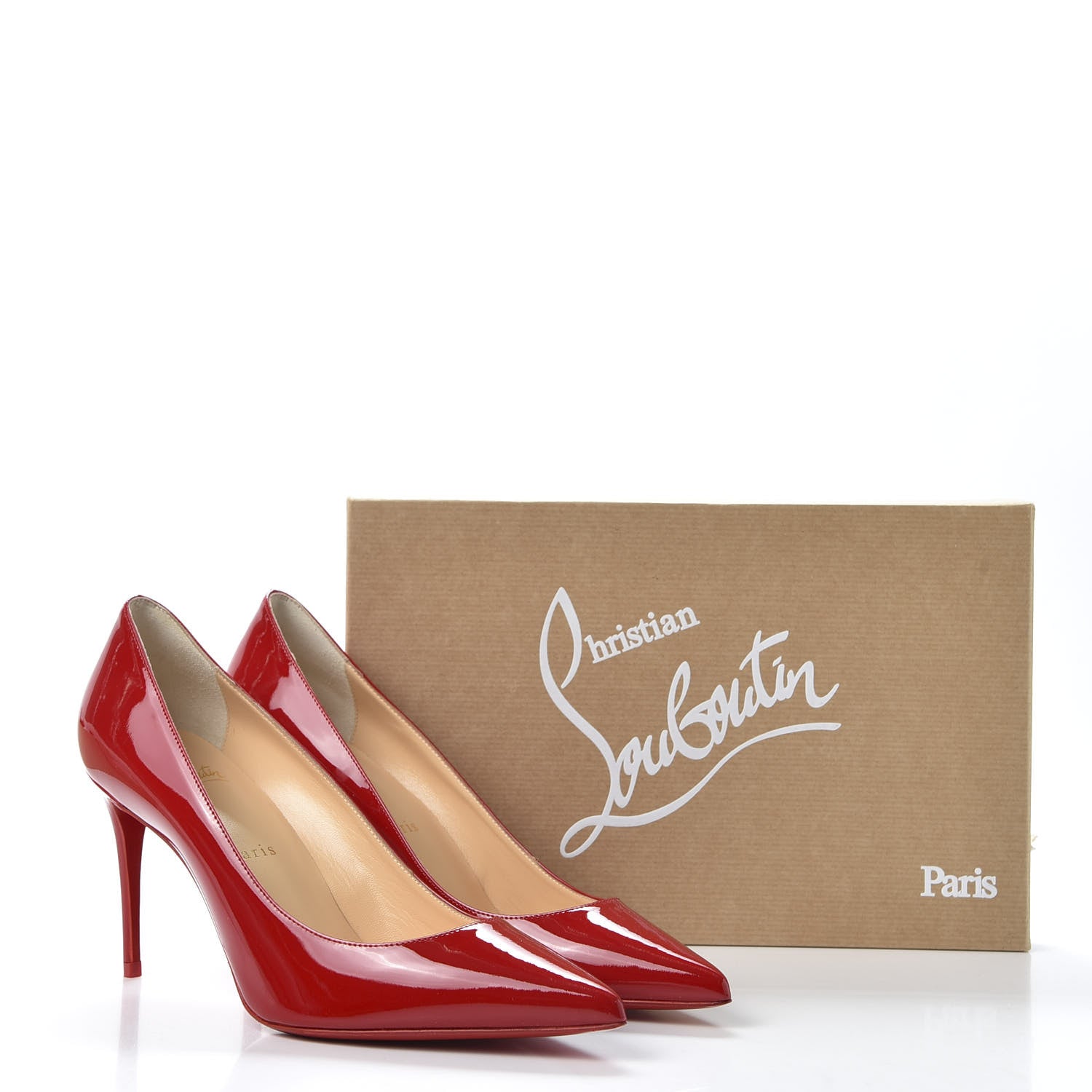 Christian Louboutin Patent Kate 85 Pumps 38.5 Loubi 9 of 9