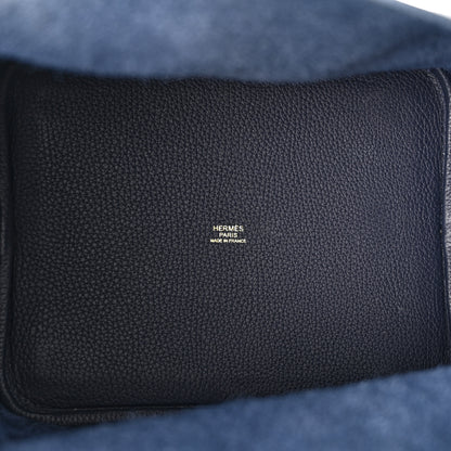 Hermes Taurillon Clemence Picotin Lock 22 MM Bleu Nuit 5 of 10