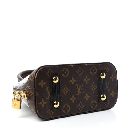 Louis Vuitton Vernis Epi Monogram Alma BB Champagne Metallise 4 of 9