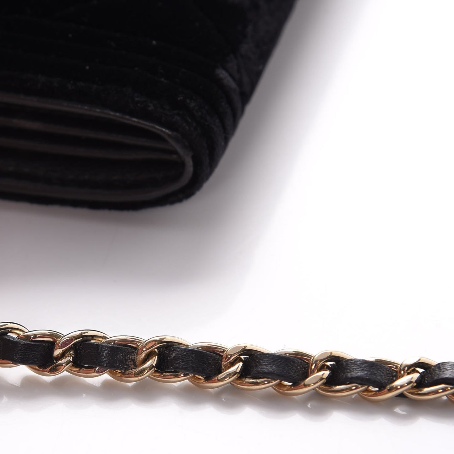 Velvet Boy Wallet On Removable Chain Black