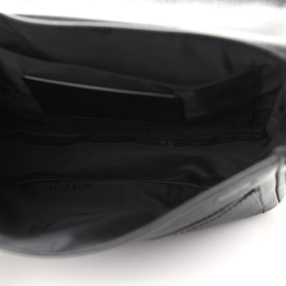 Alexander McQueen Grained Calfskin Crossbody Messenger Black 5 of 10