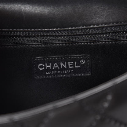 Chanel Lambskin Quilted Medium Easy Carry Flap Black 6 of 11