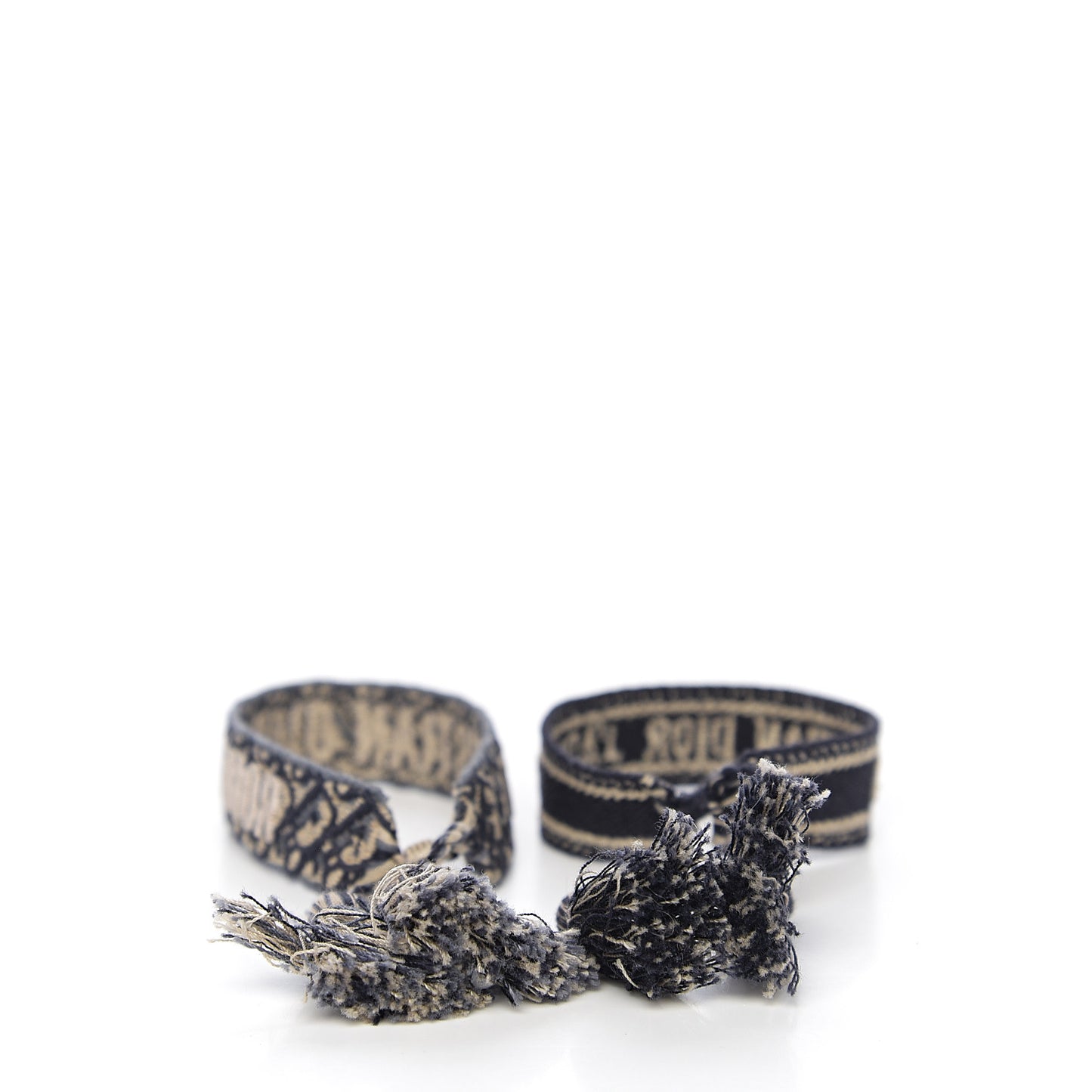 Woven Cotton J'Adior Friendship Bracelet Set Navy