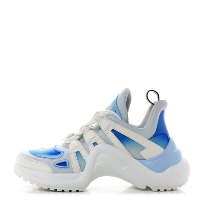 Louis Vuitton Calfskin LV Archlight Gradient Sneakers 39.5 Light Blue 1 of 9