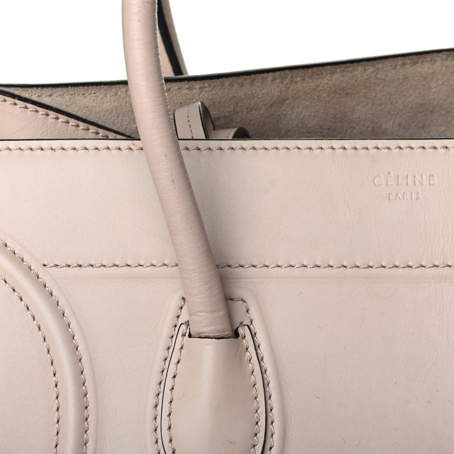 Celine Smooth Calfskin Medium Phantom Luggage Sand 7 of 7