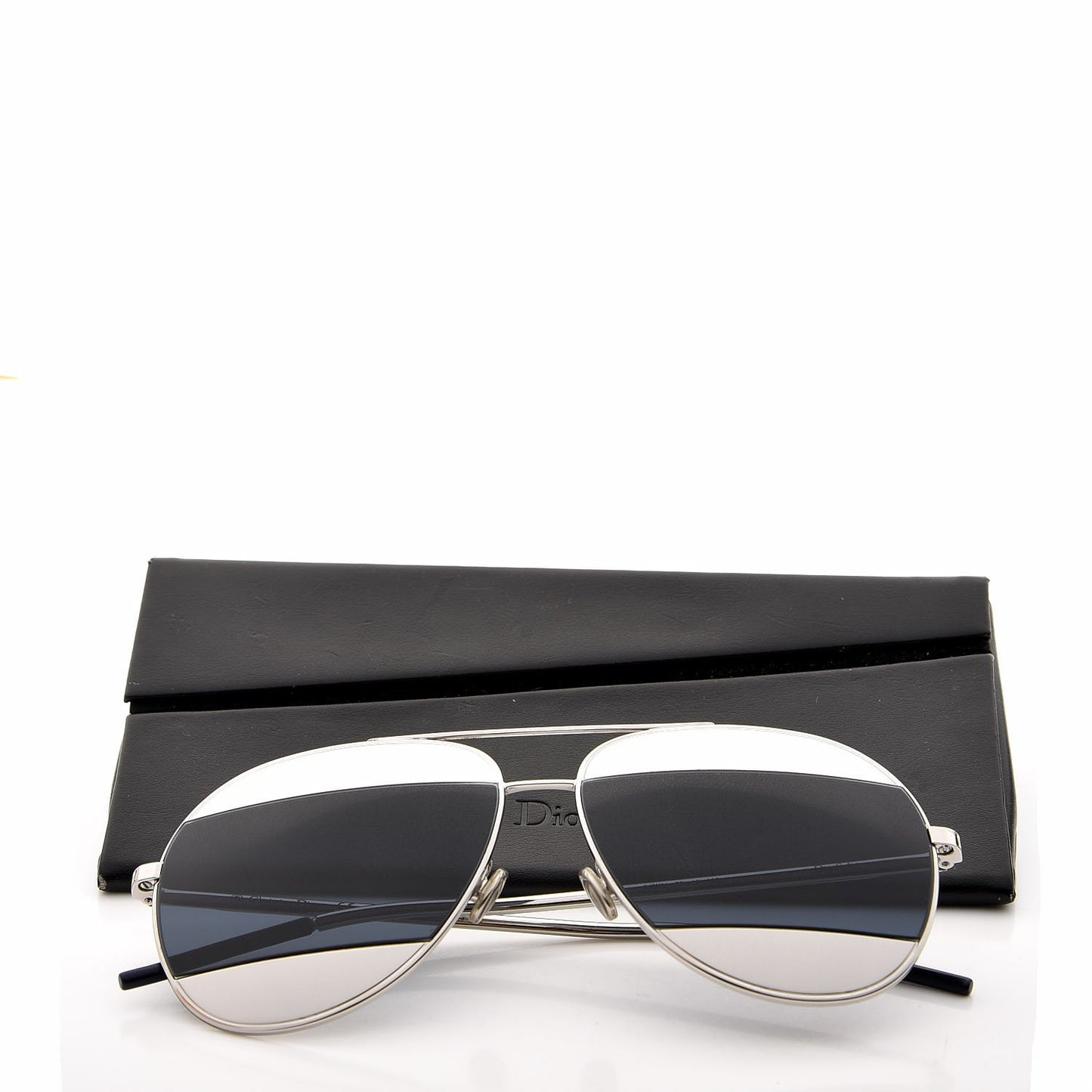 Split 1 Aviator Sunglasses Silver