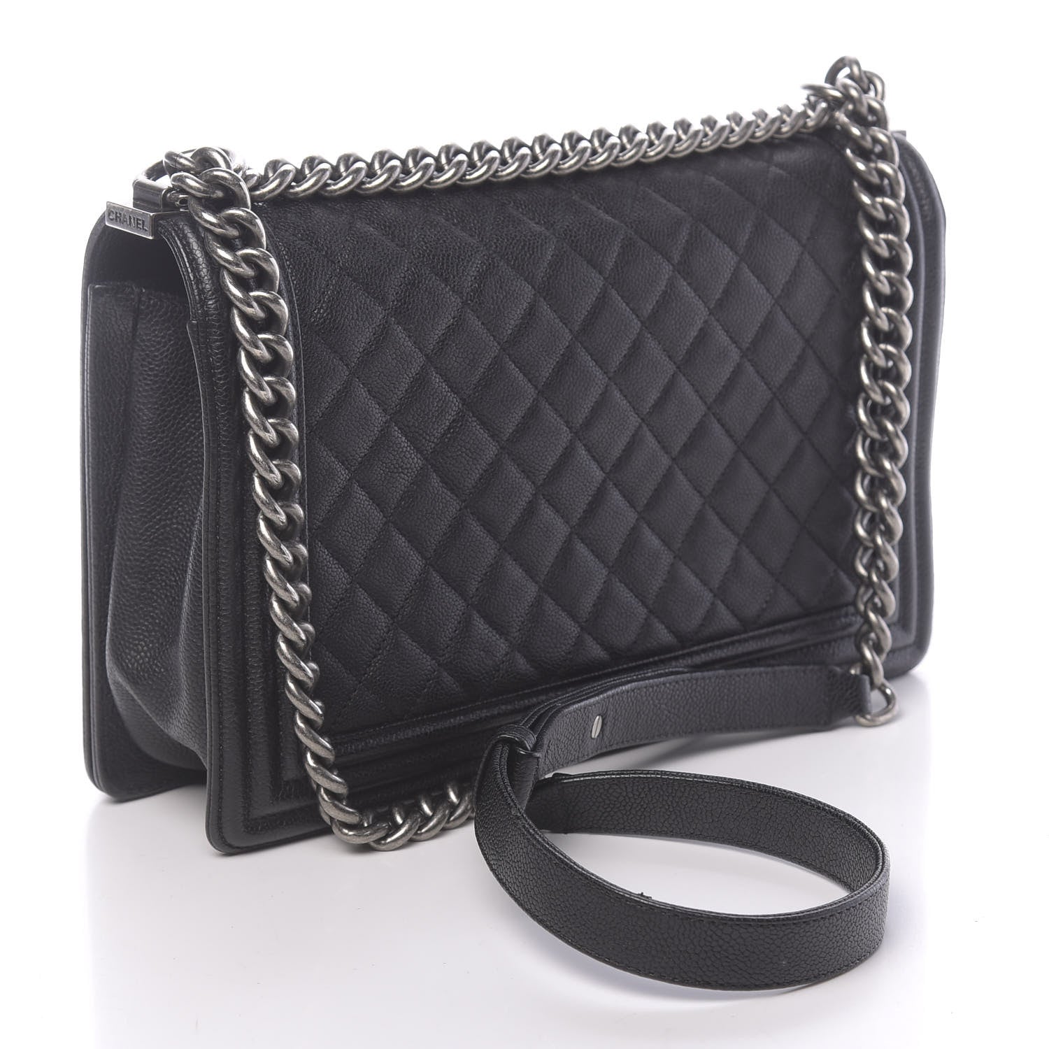 Chanel Caviar Quilted New Medium Boy Flap Black 3 of 11