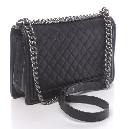 Chanel Caviar Quilted New Medium Boy Flap Black 3 of 11