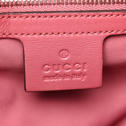 Gucci GG Supreme Monogram Blooms Small Single Buckle Backpack Beige Multicolor Dry Rose 7 of 15