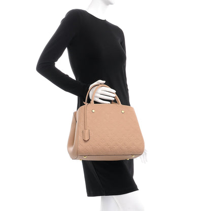 Louis Vuitton Empreinte Montaigne MM Papyrus 3 of 9