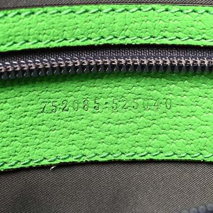 Gucci Jersey GG Monogram All Over Pan Sport Double Buckle Backpack Grey Green Multicolor 7 of 10