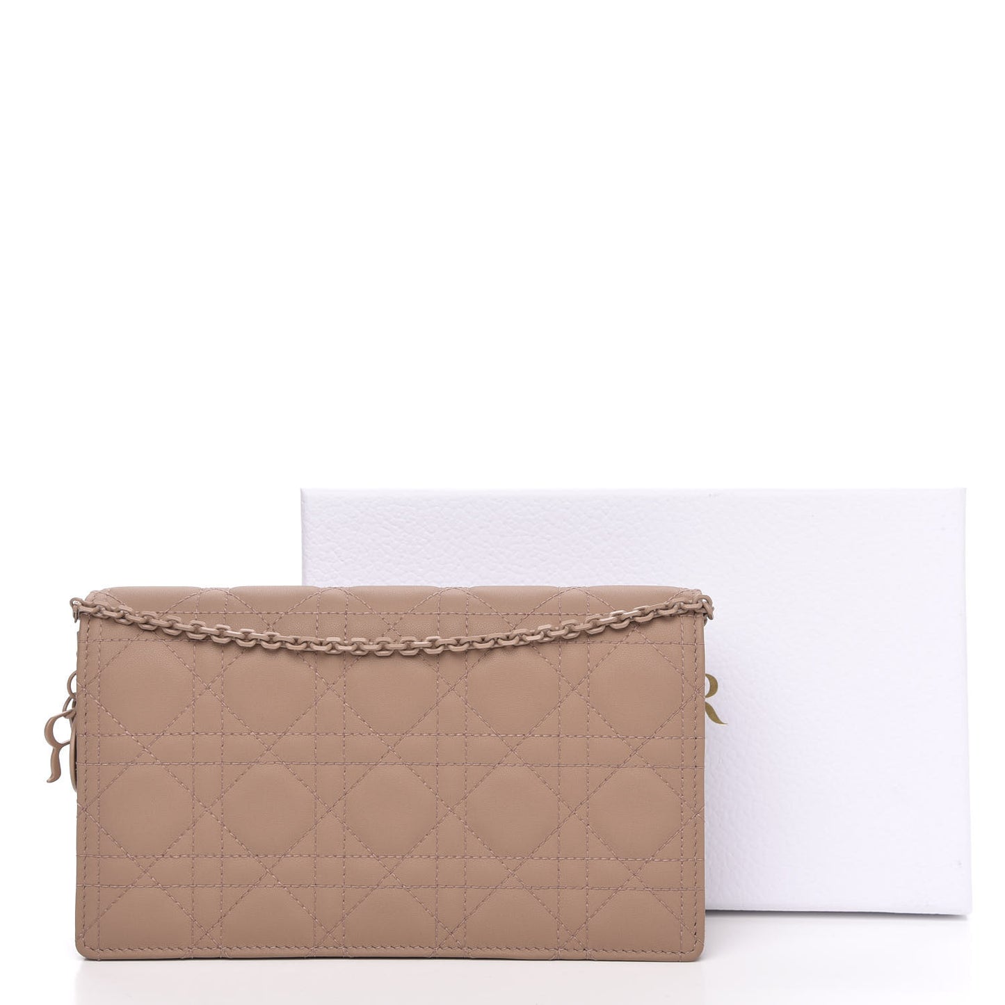 Ultra Matte Calfskin Cannage Lady Dior Clutch Fard