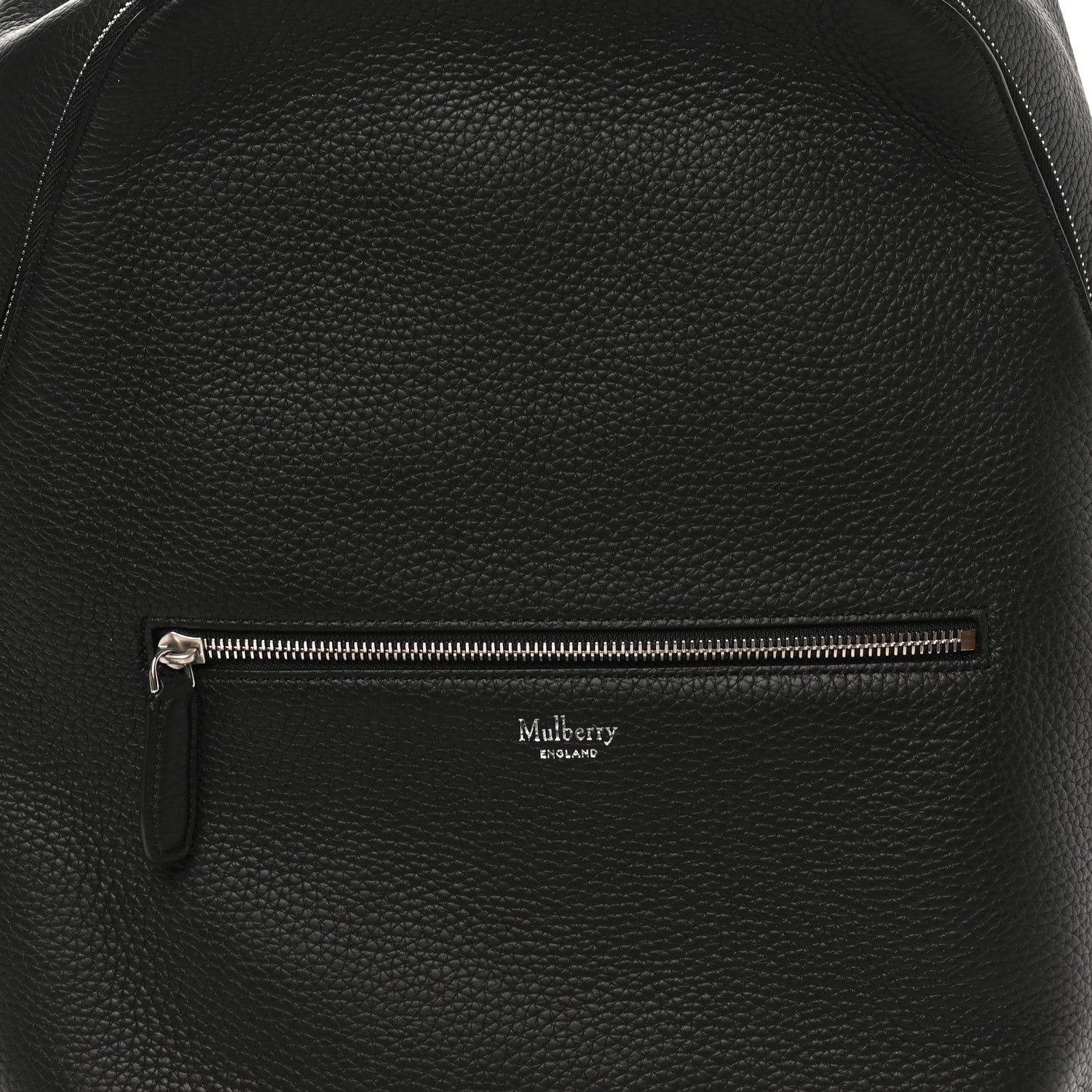 Mulberry Heavy Grained Calfskin City Backpack Black 7 of 9