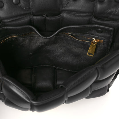 Bottega Veneta Lambskin Maxi Intreccio Padded Chain Cassette Crossbody Bag Black 5 of 7